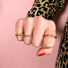 Load image into Gallery viewer, Contour Ring Gold Plated
