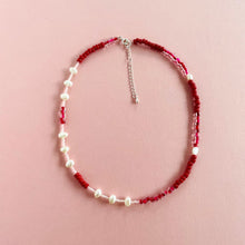 Load image into Gallery viewer, Red Velvet Necklace