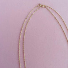Load image into Gallery viewer, Rope Layering Necklace - 9ct Gold