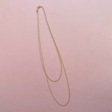 Load image into Gallery viewer, Rope Layering Necklace - 9ct Gold