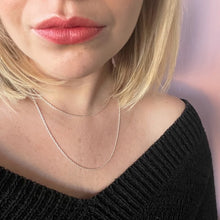Load image into Gallery viewer, Rope Layering Necklace - Sterling Silver