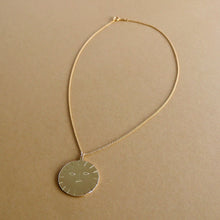 Load image into Gallery viewer, Sun Face Medallion Necklace