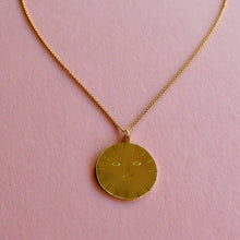 Load image into Gallery viewer, Sun Face Medallion Necklace
