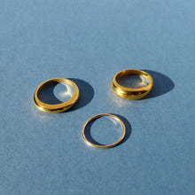 Load image into Gallery viewer, XL Contour Ring Gold Plated