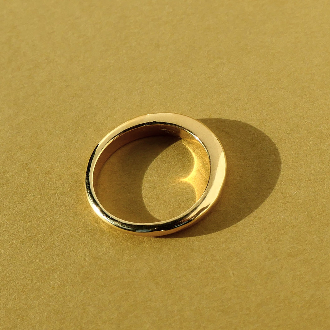 Contour Ring Gold Plated