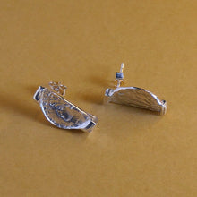 Load image into Gallery viewer, Fragments Ancient Coin Earrings Silver