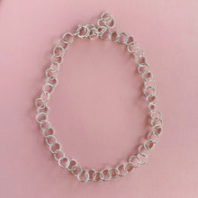 Load image into Gallery viewer, Statement Connected Link Choker - Sterling Silver