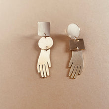 Load image into Gallery viewer, Shape + Hand Stud Earrings