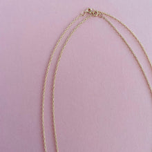 Load image into Gallery viewer, Rope Layering Necklace - 9ct Gold
