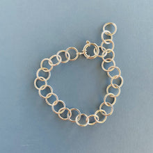 Load image into Gallery viewer, Statement Connected Link Bracelet - Sterling Silver
