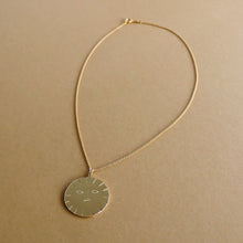 Load image into Gallery viewer, Sun Face Medallion Necklace

