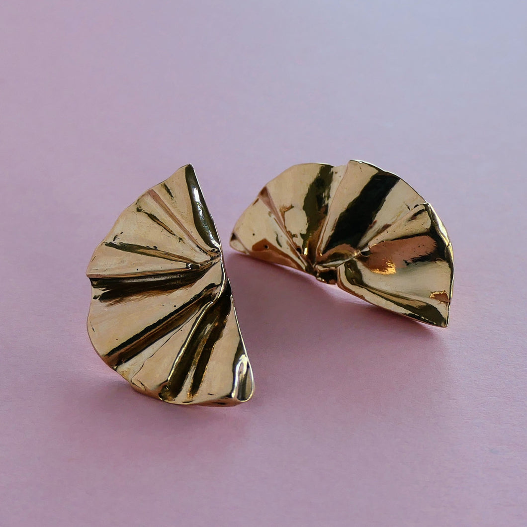 Zephyr Earrings Gold (Bronze)
