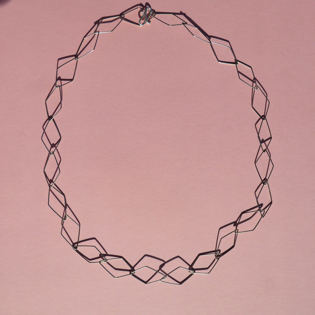 Single Diamond Chain Necklace