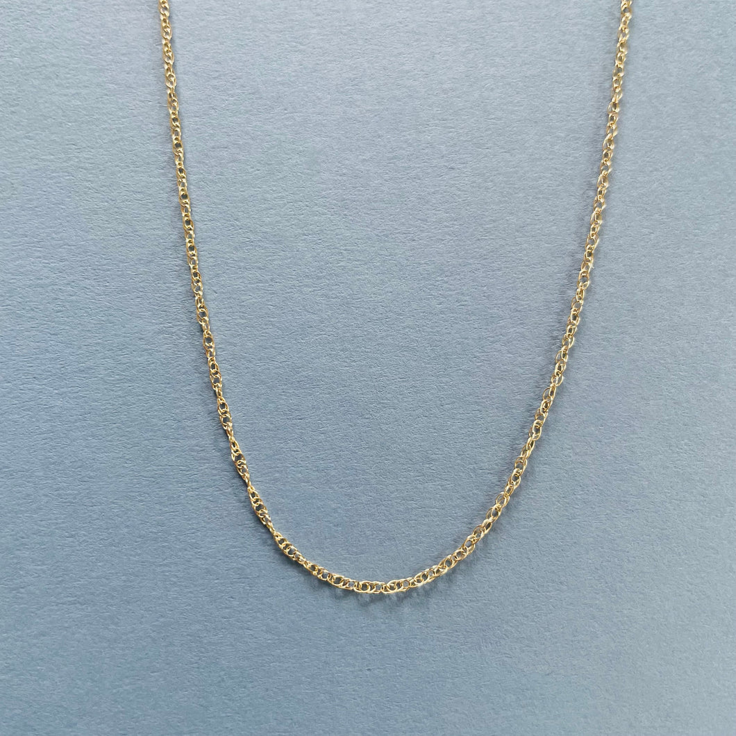 Rope Layering Necklace - 9ct Gold